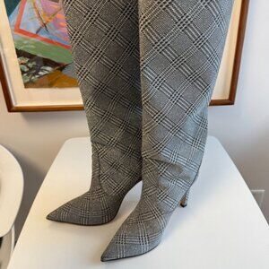 Jimmy Choo Salpa Prince of Stars Glitter Mavis Boot Size 38